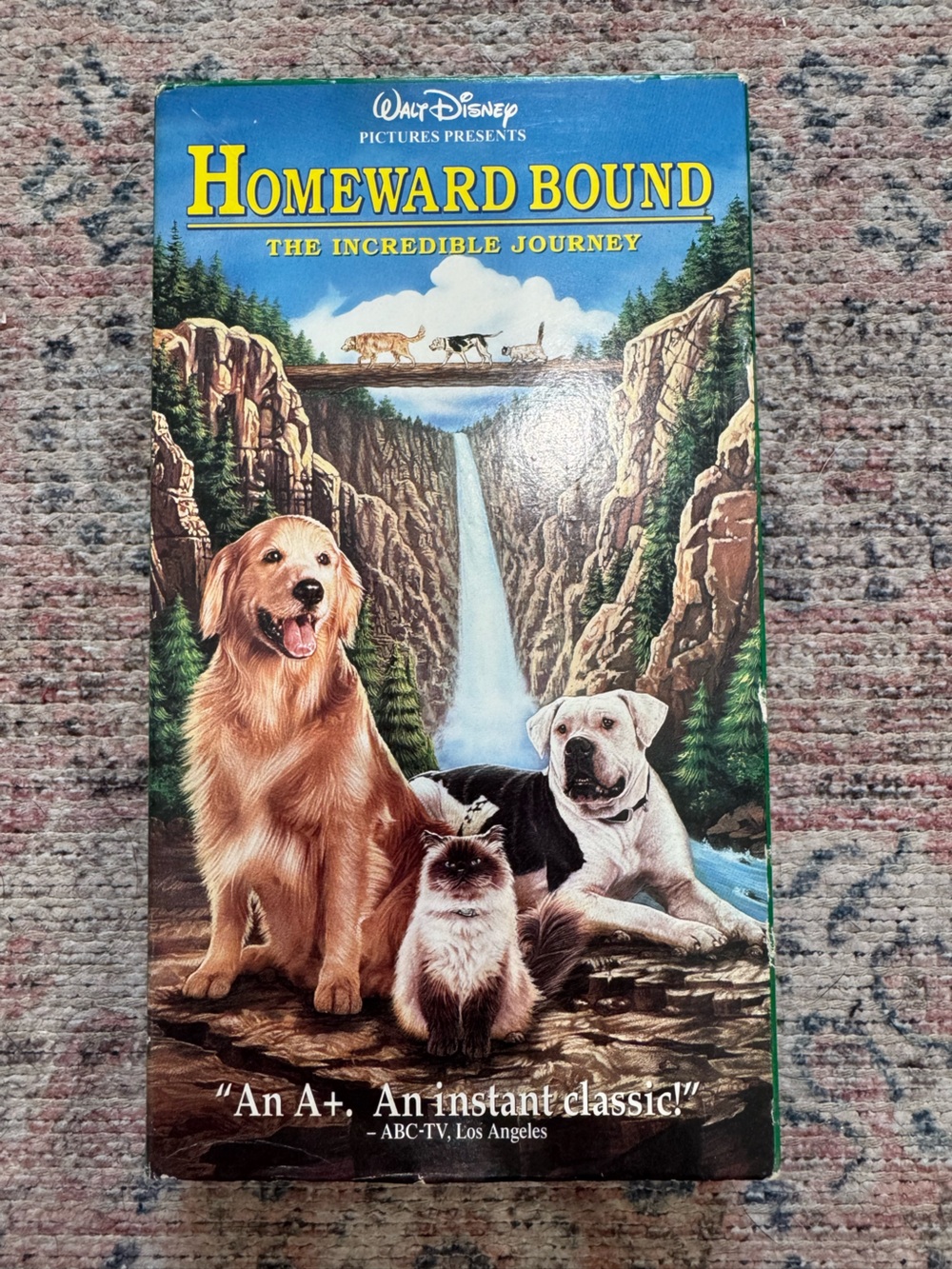 Vintage Disney Homeward Bound VHS Movie